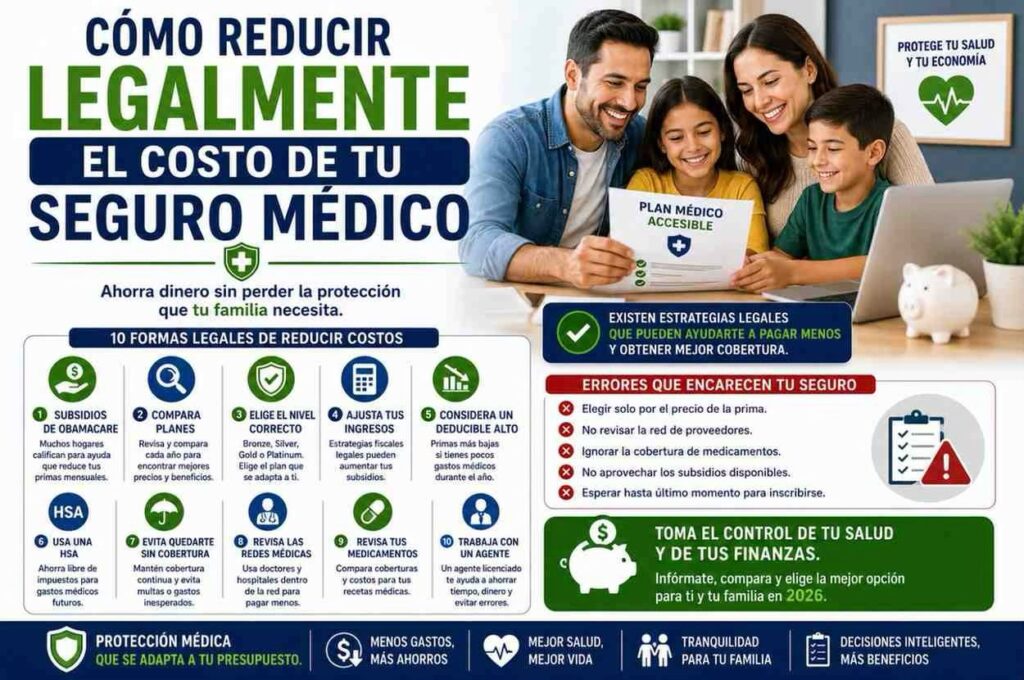 CÃ³mo Reducir Legalmente el Costo de Tu Seguro MÃ©dico