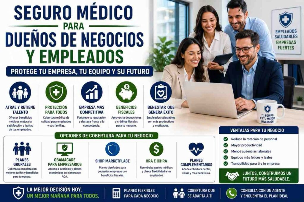 Seguro MÃ©dico para DueÃ±os de Negocios y Empleados