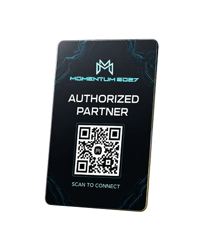 Printed QR card reading Scan to connect