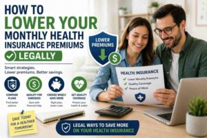 How to Lower Your Monthly Health Insurance Premiums Legally